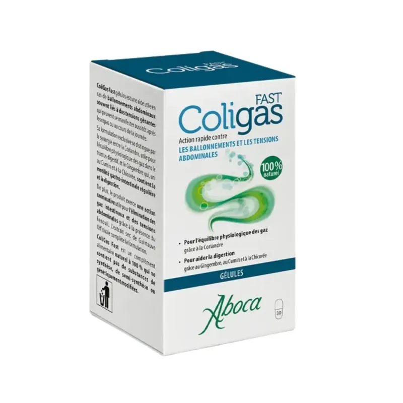 Aboca Coligas Fast Ballonnements Tensions Abdominales Gélules Aboca Coligas Fast Ballonnements Tensions Abdominales Gélules
