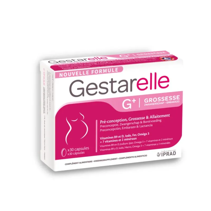 Gestarelle G3+ Grossesse 30 Capsules Gestarelle G3+ Grossesse 30 Capsules