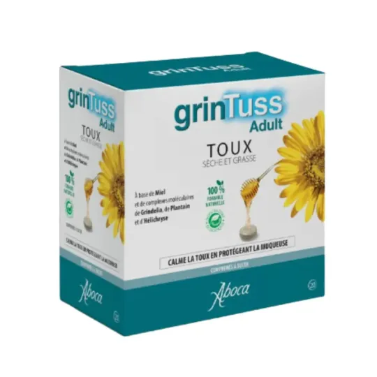 Aboca Grintuss Toux Sèche et Grasse Comprimés Adulte Aboca Grintuss Toux Sèche et Grasse Comprimés Adulte