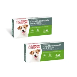 Clément Thékan Strantel Vermifuge Chien Goût Viande