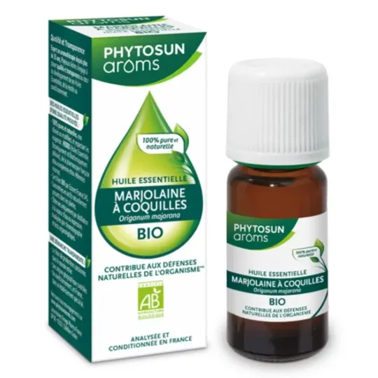 Phytosun Aroms Huile Essentielle Marjolaine à Coquilles Phytosun Aroms Huile Essentielle Marjolaine à Coquilles