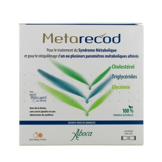 Aboca Metarecod Sachets-dose Granules Orange-pêche Aboca Metarecod Sachets-dose Granules Orange-pêche