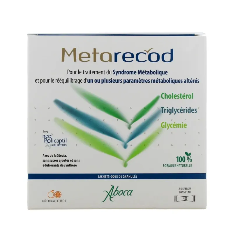 Aboca Metarecod Sachets-dose Granules Orange-pêche Aboca Metarecod Sachets-dose Granules Orange-pêche