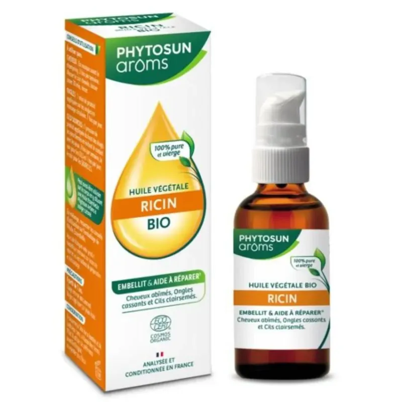 Phytosun Aroms Huile Végétale Ricin Bio Phytosun Aroms Huile Végétale Ricin Bio
