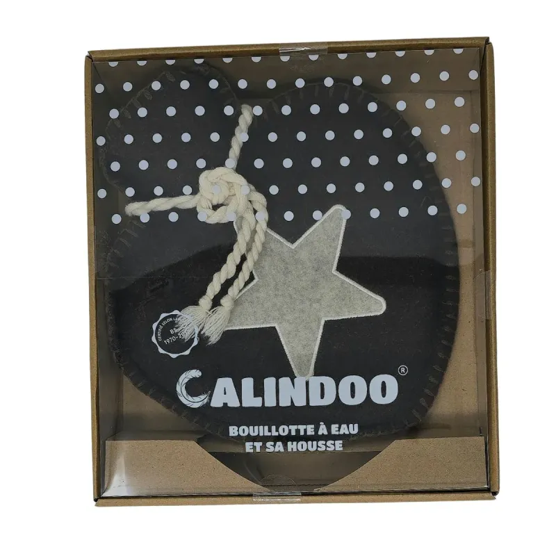 Calindoo Bouillotte à Eau + Housse Style Feutre Calindoo Bouillotte à Eau + Housse Style Feutre