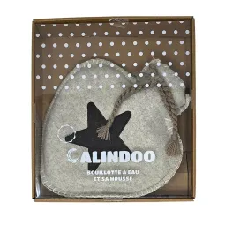 Calindoo Bouillotte à Eau + Housse Style Feutre