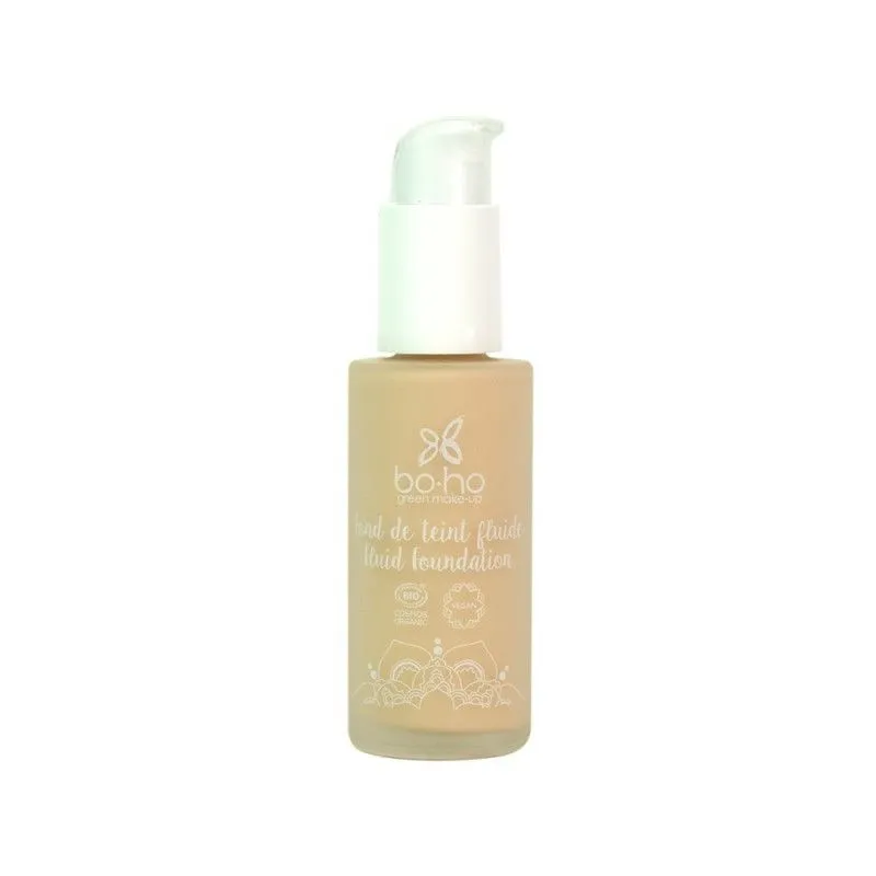 Boho Fond de Teint Fluide Bio Vegan 30ml-01- Porcelaine