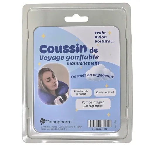 Manupharm Coussin de Voyage Gonflable Manupharm Coussin de Voyage Gonflable