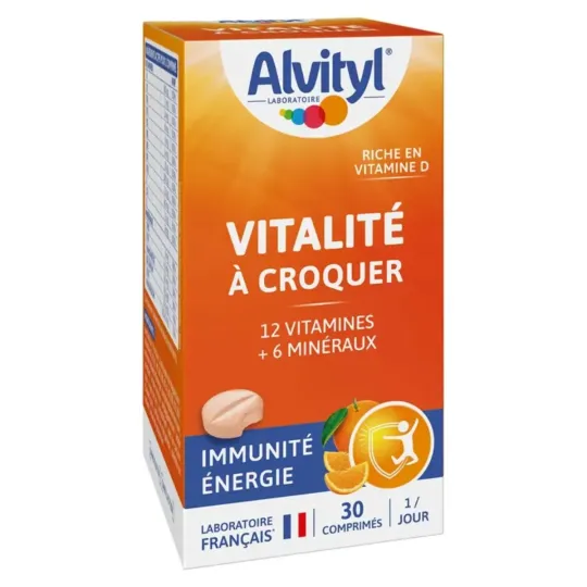 Alvityl Vitalité Goût Orange Comprimés à Croquer Alvityl Vitalité Goût Orange Comprimés à Croquer