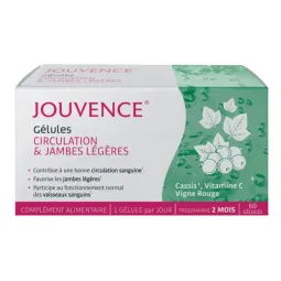 Jouvence Circulation et Jambes Légères Gélules