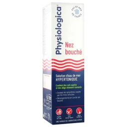 Physiologica Eau de Mer Hypertonique Nez Bouché Spray