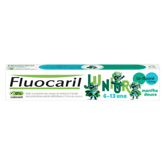 Fluocaril Dentifrice Junior 6-13 ans Menthe Douce