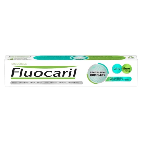 Fluocaril Dentifrice Complet Zinc+Fluor 145mg 75ml