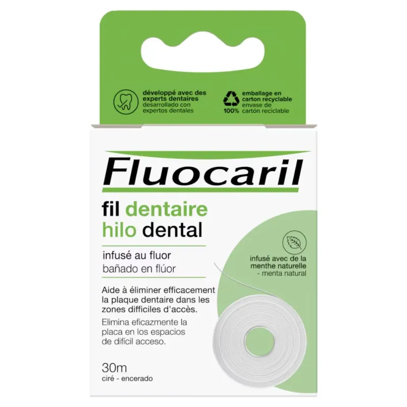 Fluocaril Fil Dentaire au Fluor 30 metres Fluocaril Fil Dentaire au Fluor 30 metres