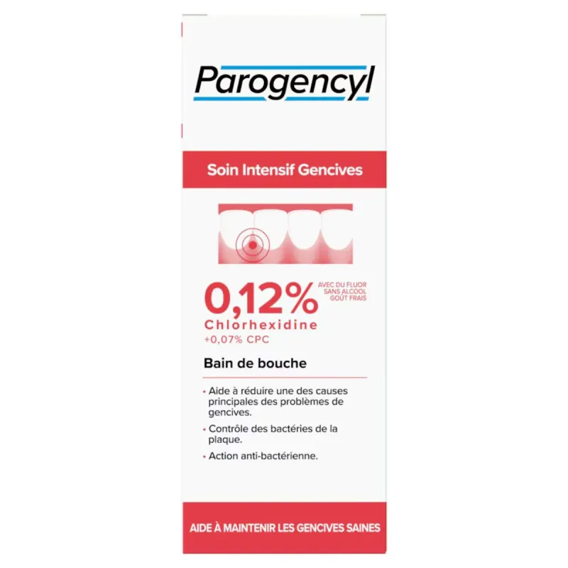 Parogencyl Bain de Bouche Soin Intensif Gencives 300ml