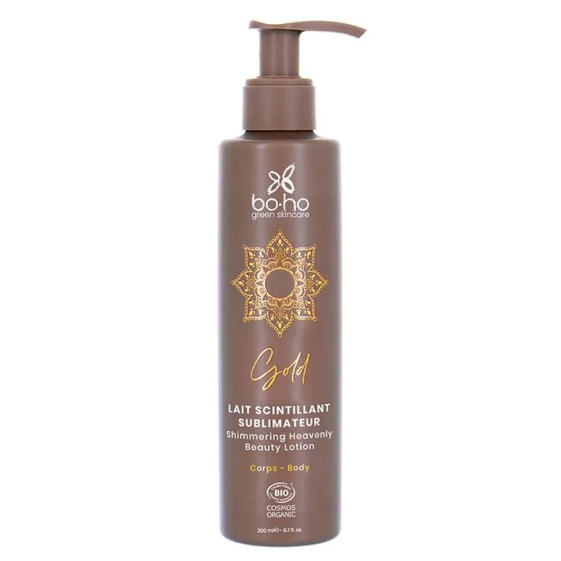 Boho Lait Scintillant Sublimateur Gold Bio Vegan 200ml Boho Lait Scintillant Sublimateur Gold Bio Vegan 200ml