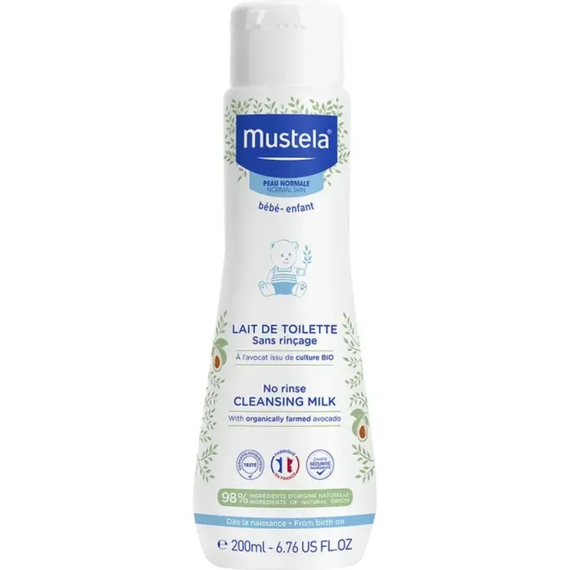 Mustela Lait de Toilette Sans Rinçage Mustela Lait de Toilette Sans Rinçage