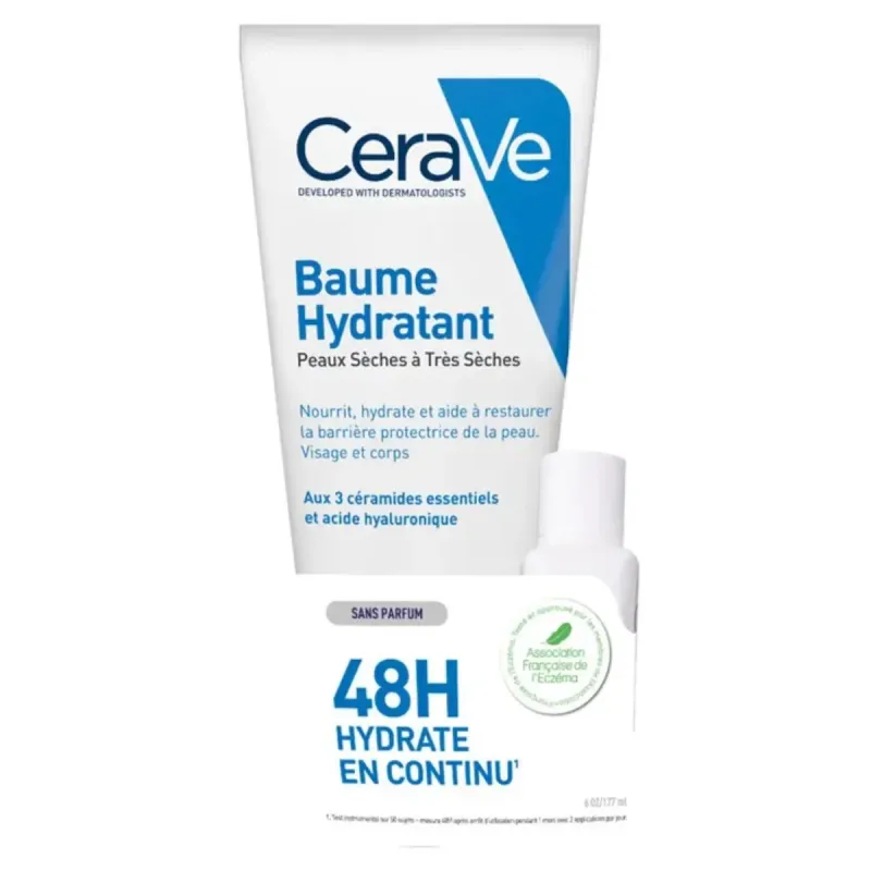 Cerave Baume Hydratant + Mini Crème Lavante OFFERTE