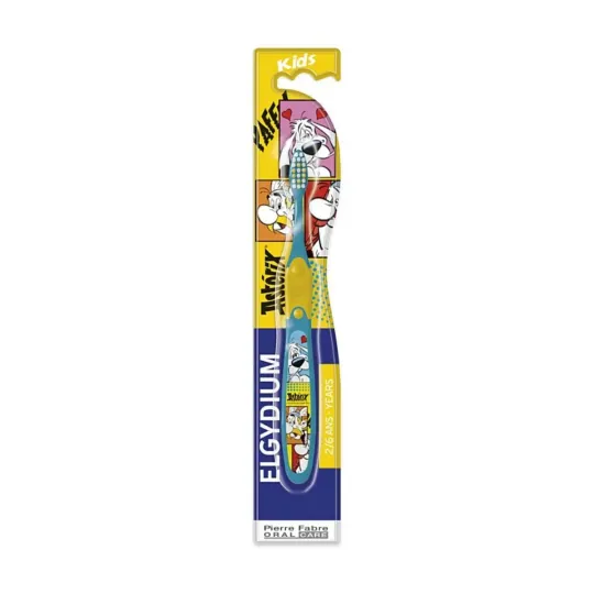 Elgydium Brosse à dents Kids 2-6 ans Astérix Elgydium Brosse à dents Kids 2-6 ans Astérix