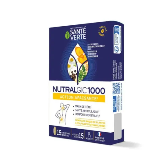 Santé Verte Nutralgic 1000 15 comprimes Santé Verte Nutralgic 1000 15 comprimes