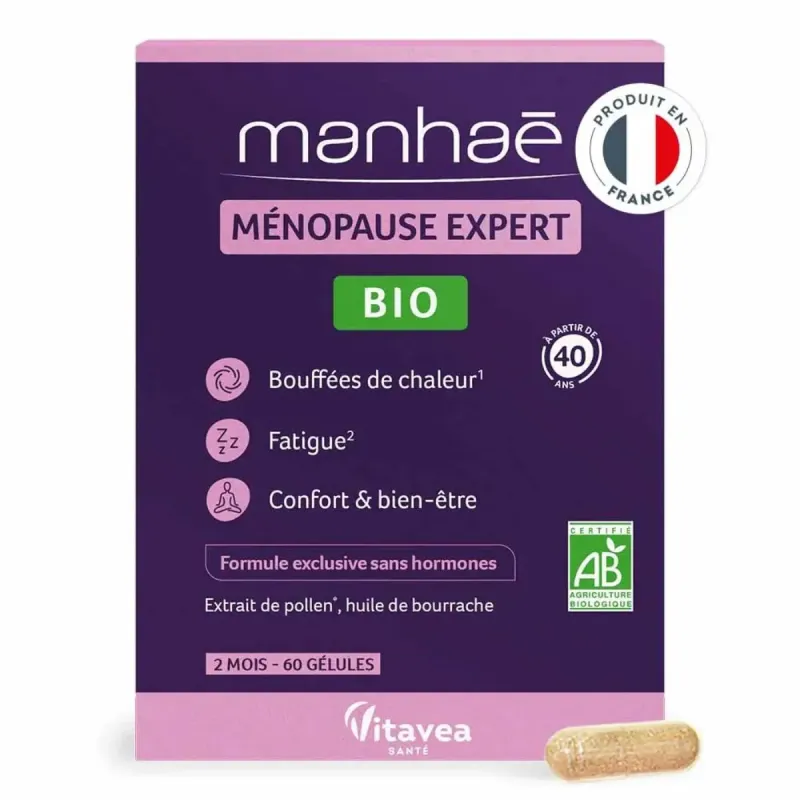 Manhaé Ménopause Expert Bio Gélules