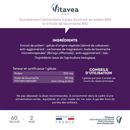 Manhaé Ménopause Expert Bio Gélules