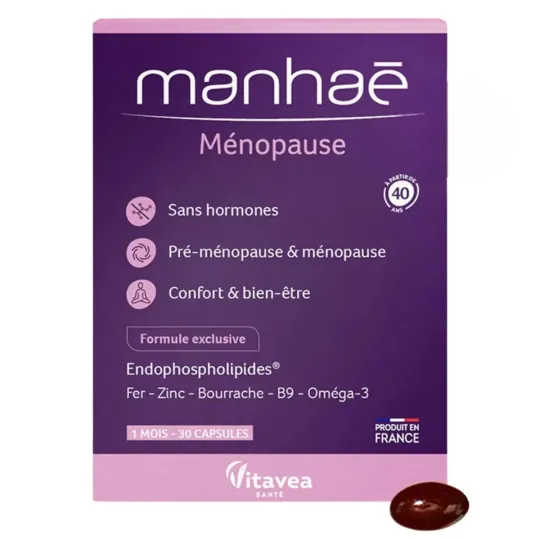 Manhaé Ménopause Sans Hormones Capsules
