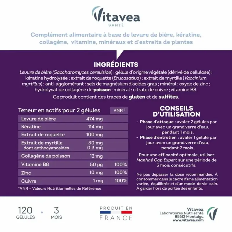 Manhaé Cap Expert Chute de Cheveux Capsules Manhaé Cap Expert Chute de Cheveux Capsules