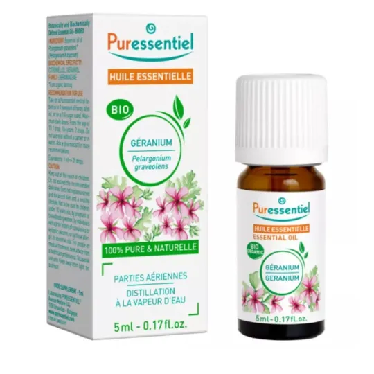 Puressentiel Huile essentielle Géranium BIO 5 ml Puressentiel Huile essentielle Géranium BIO 5 ml