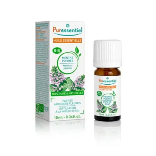 Puressentiel Huile Essentielle Menthe Poivrée BIO 10ml Puressentiel Huile Essentielle Menthe Poivrée BIO 10ml