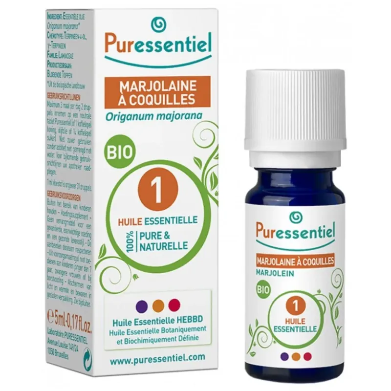 Puressentiel Huile essentielle Marjolaine à Coquilles BIO 5ml