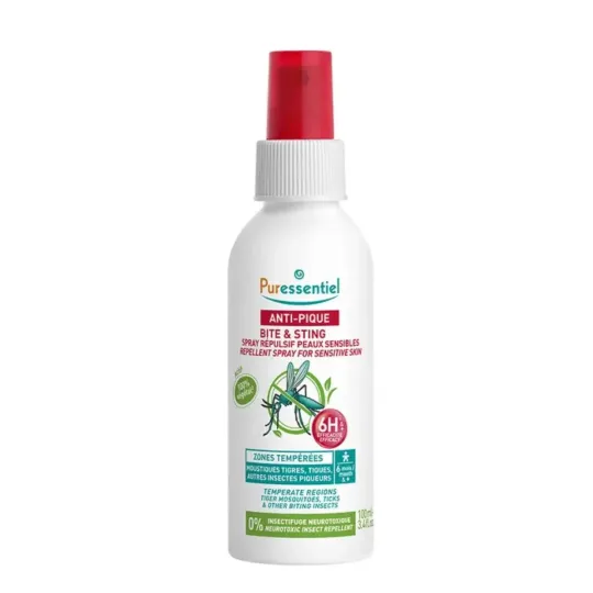 Puressentiel Anti-Pique Spray Répulsif Peaux Sensibles Puressentiel Anti-Pique Spray Répulsif Peaux Sensibles