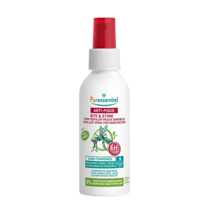 Puressentiel Anti-Pique Spray Répulsif Peaux Sensibles Puressentiel Anti-Pique Spray Répulsif Peaux Sensibles