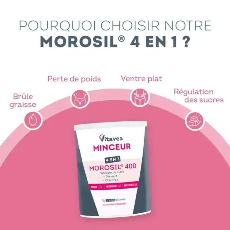 Vitavea Minceur 4 en 1 Morosil 400 Vitavea Minceur 4 en 1 Morosil 400