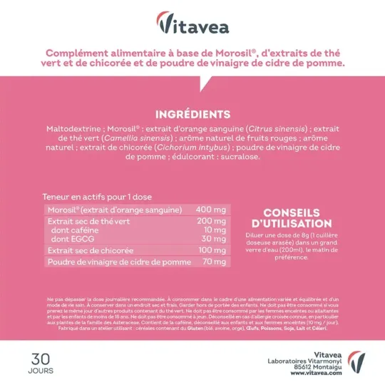 Vitavea Minceur 4 en 1 Morosil 400 Vitavea Minceur 4 en 1 Morosil 400