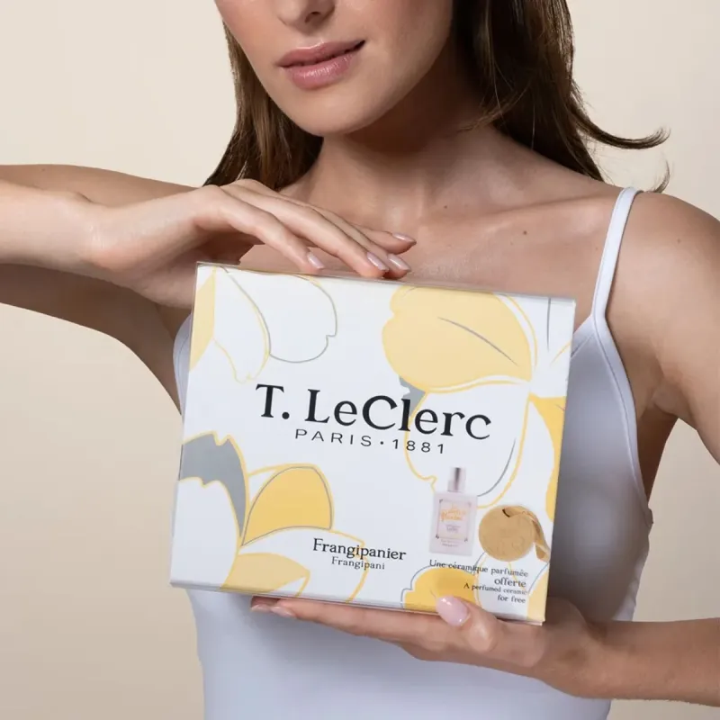 T.Leclerc Frangipanier Coffret Parfum et Céramique Parfumée T.Leclerc Frangipanier Coffret Parfum et Céramique Parfumée