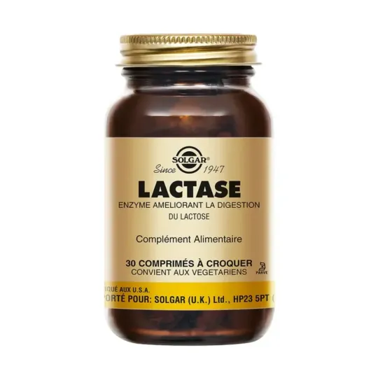 Solgar Lactase Digestion Lactose Comprimés
