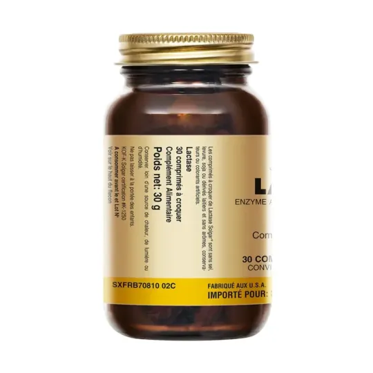 Solgar Lactase Digestion Lactose Comprimés