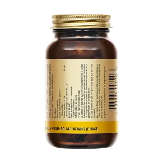 Solgar Lactase Digestion Lactose Comprimés