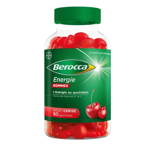 Berocca Energie Gommes Gout Cerise Berocca Energie Gommes Gout Cerise