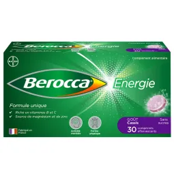Berocca Energie Comprimés Effervescents cassis 30