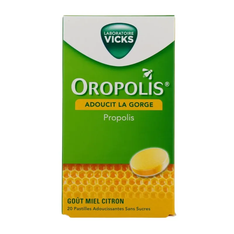 Oropolis Pastilles Propolis Miel Citron