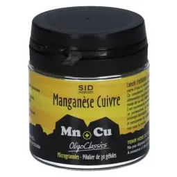 SID Nutrition Manganèse Cuivre
