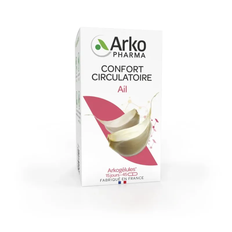 Arkopharma Arkogélules Ail (Inod'Ail) gélules 45 gelules Arkopharma Arkogélules Ail (Inod'Ail) gélules 45 gelules