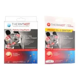 Thermhot Patchs Chauffant Cou Dos Epaule Poignet