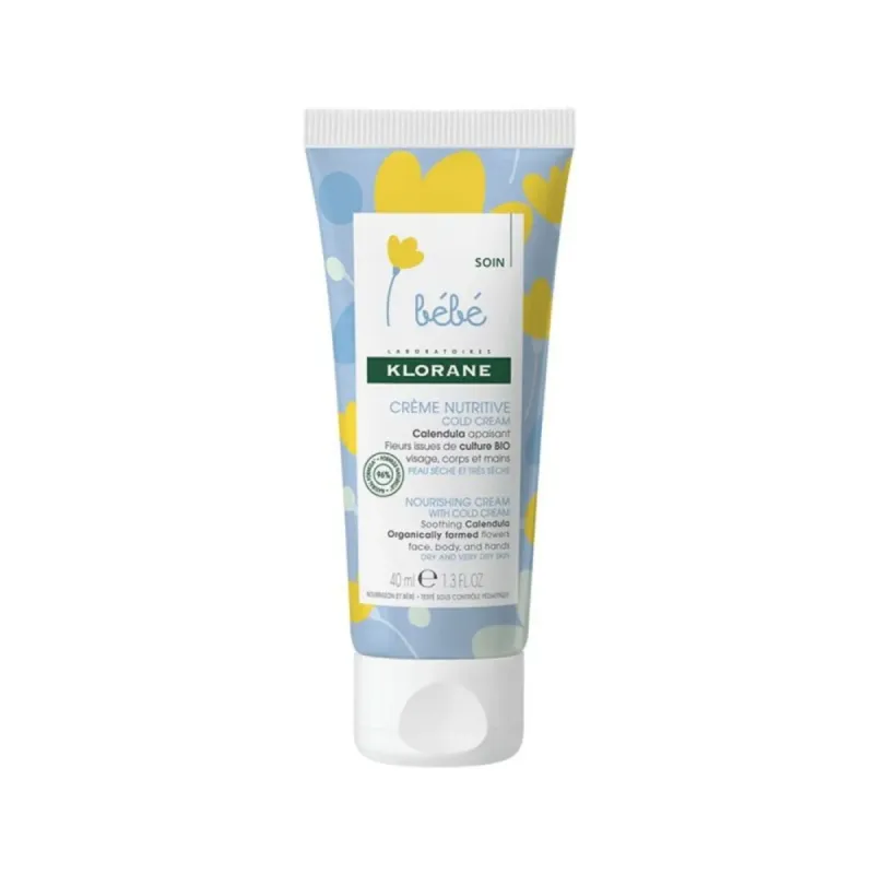 Klorane Bébé Crème Nutritive Cold Cream 40 ml