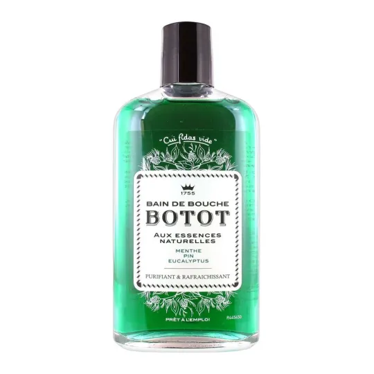 Botot Bain de Bouche Menthe Pin Eucalyptus 250ml Botot Bain de Bouche Menthe Pin Eucalyptus 250ml