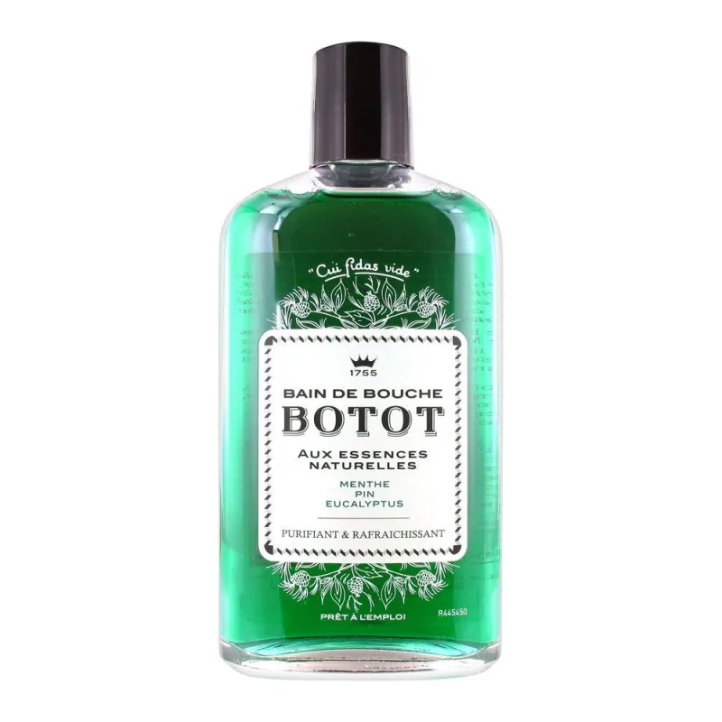Botot Bain de Bouche Menthe Pin Eucalyptus 250ml Botot Bain de Bouche Menthe Pin Eucalyptus 250ml