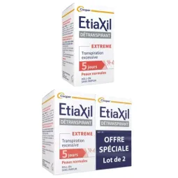 Etiaxil Détranspirant Extrême Peaux Normales aisselles