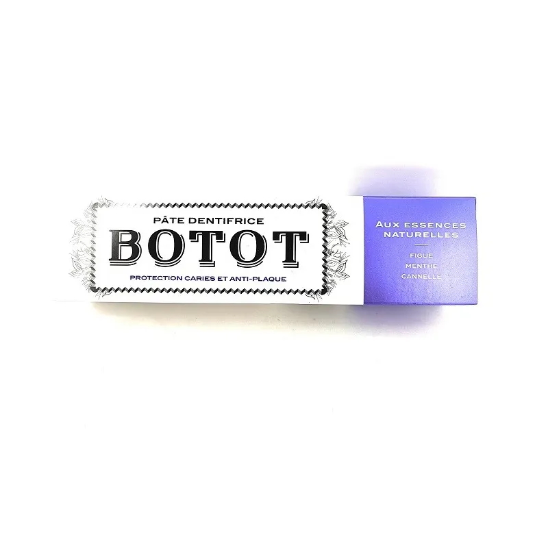 Botot Pâte Dentifrice Protection Caries Plaque Figue 75ml Botot Pâte Dentifrice Protection Caries Plaque Figue 75ml